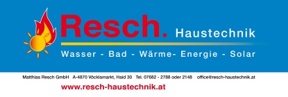 Resch Haustechnik Wasser Bad W&auml;rme Energie Solar